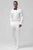 Load image into Gallery viewer, White Notch Lapel Double Breasted 2 Pieces Men&#39;s Suits