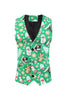 Load image into Gallery viewer, Green Notched Lapel Printed 3 Piece Christmas Men&#39;s Suits