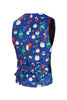 Load image into Gallery viewer, Men&#39;s Blue Christmas Printed 3-Piece One Button Party Suits