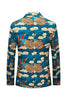 Load image into Gallery viewer, Blue Crane Jacquard Notched Lapel Men Blazer