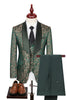 Load image into Gallery viewer, Golden 3 Piece Shawl Lapel Men Suits