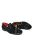 Load image into Gallery viewer, Black Beaded Slip-On Party Men&#39;s Shoes