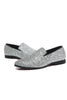 Load image into Gallery viewer, Black Sequined Slip-On Men&#39;s Shoes