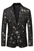 Load image into Gallery viewer, Black Stars Men&#39;s Prom Blazer