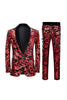 Load image into Gallery viewer, Shawl Lapel One Button Royal Blue Sequins Men&#39;s 2 Pieces Suits