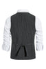 Load image into Gallery viewer, Single Breasted Slim Fit Striped Men&#39;s Suit Vest