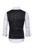 Load image into Gallery viewer, U Neck Double Breasted Men&#39;s Suit Vest