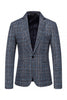 Load image into Gallery viewer, Brown Grid Business Blazer for Men