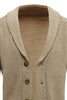 Load image into Gallery viewer, Khaki Shawl Collar Long Sleeves Men&#39;s Cardigan Sweater