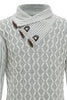 Load image into Gallery viewer, Grey Stand Collar Men&#39;s Pullover Sweater