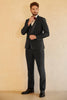 Load image into Gallery viewer, Black Shawl Lapel Single Breasted 3 Piece Men&#39;s Suits