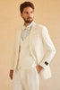 Load image into Gallery viewer, White Peak Lapel Single Breasted 3 Piece Men&#39;s Wedding Suits