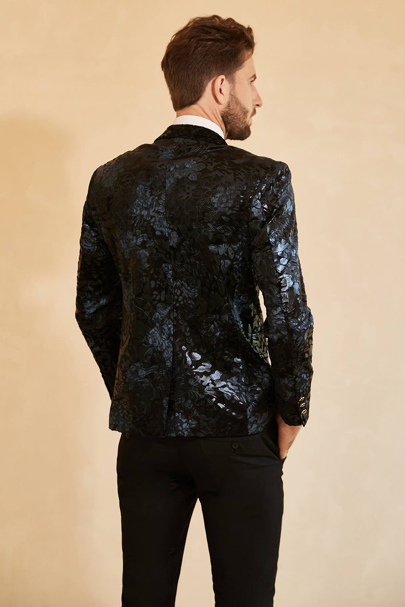 Load image into Gallery viewer, Single-Breasted Two-Button Printed Men&#39;s Blazer