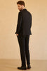 Load image into Gallery viewer, Notched Lapel Single Button Black Wedding Suits For Men