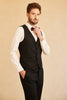 Load image into Gallery viewer, Shawl Lapel One Button Black Wedding Suits For Men