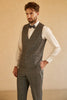 Load image into Gallery viewer, Grey Peak Lapel Men Wedding Suit