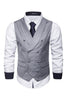 Load image into Gallery viewer, Shawl Neck Blue Double Breasted Men&#39;s Vest