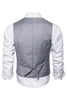 Load image into Gallery viewer, Shawl Neck Blue Double Breasted Men&#39;s Vest