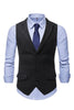 Load image into Gallery viewer, Peak Lapel Single Breasted Woolen Men&#39;s Vest