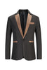 Load image into Gallery viewer, Pink Single Breasted Notched Lapel Men&#39;s Blazer