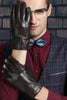 Load image into Gallery viewer, Brown Full-Hand Leather Gloves For Men