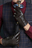 Load image into Gallery viewer, Brown Full-Hand Leather Gloves For Men