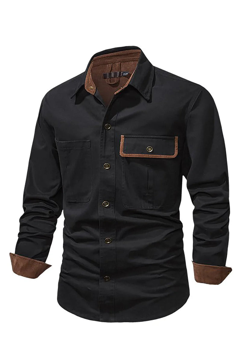 Load image into Gallery viewer, Men&#39;s Workwear Washed Cotton Shirt