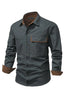 Load image into Gallery viewer, Men&#39;s Workwear Washed Cotton Shirt