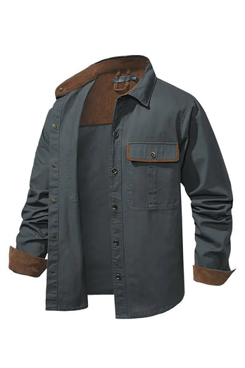 Men's Workwear Washed Cotton Shirt