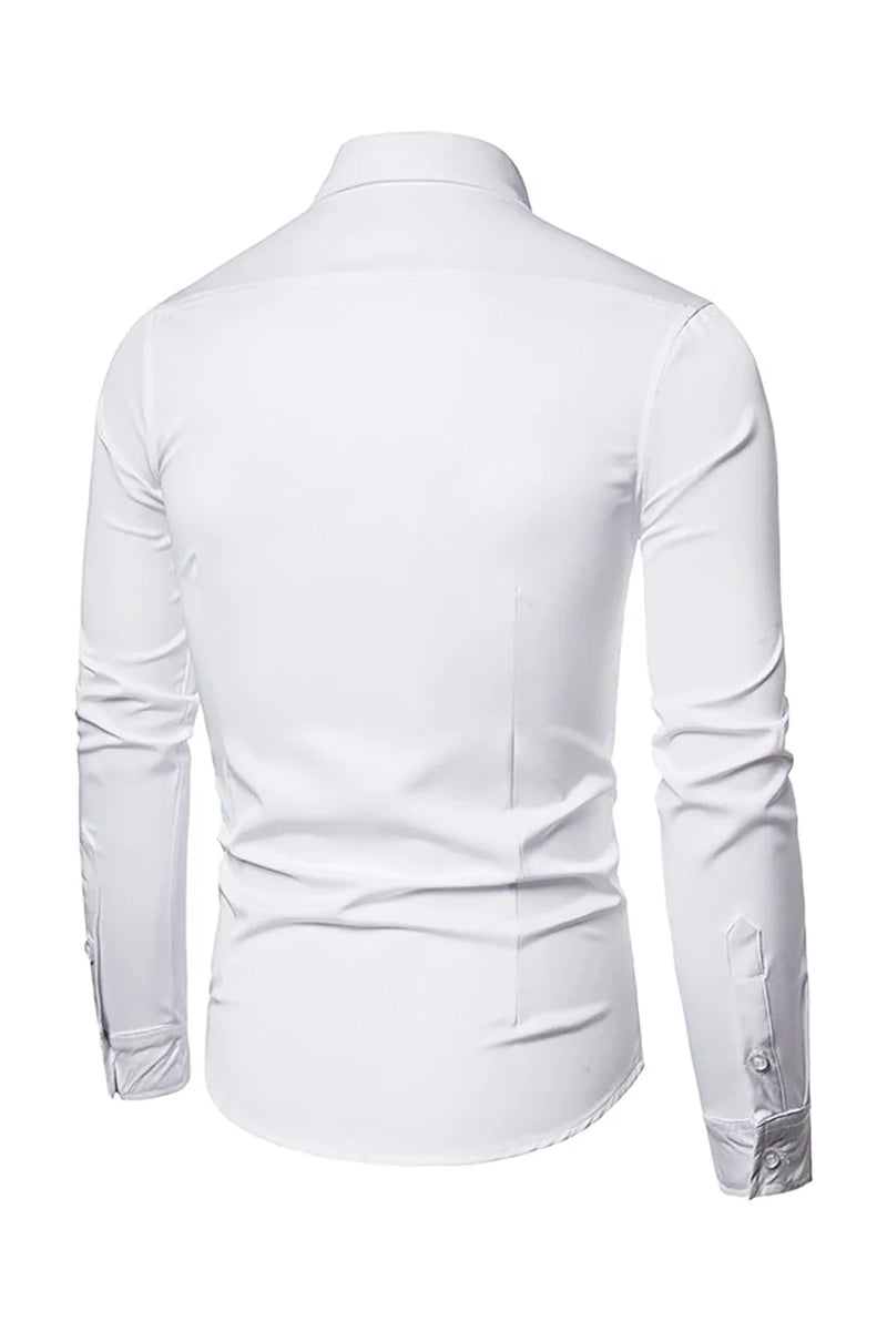 Load image into Gallery viewer, Long Sleeve Printed Men&#39;s Casual Shirt