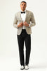 Load image into Gallery viewer, Sparkly Champagne Sequins Notched Lapel Men&#39;s Prom Blazer