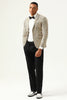 Load image into Gallery viewer, Sparkly Champagne Sequins Notched Lapel Men&#39;s Prom Blazer