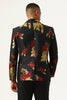 Load image into Gallery viewer, Black Flower Jacquard Men&#39;s Prom Blazer