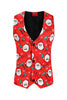 Load image into Gallery viewer, Red Snowman Printed 3 Piece Christmas Party Men&#39;s Suits