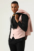 Load image into Gallery viewer, Pink Shawl Lapel 3 Piece Men&#39;s Prom Suits