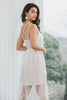 Load image into Gallery viewer, Spaghetti Straps Lace Summer White Graduation Dress