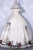 Load image into Gallery viewer, White Strapless Quinceanera Dresses with Appliques