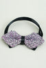 Load image into Gallery viewer, Black Rhinestones Adjustable Party Bow Ties