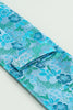 Load image into Gallery viewer, Blue Jacquard Satin Formal Tie