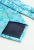 Load image into Gallery viewer, Blue Jacquard Satin Formal Tie