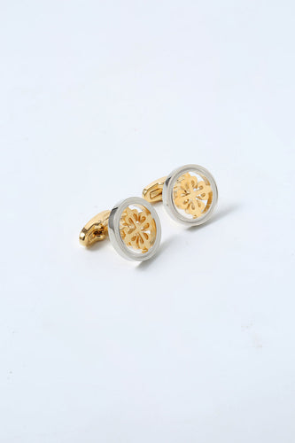 Golden Tuxedo Cufflinks for Men