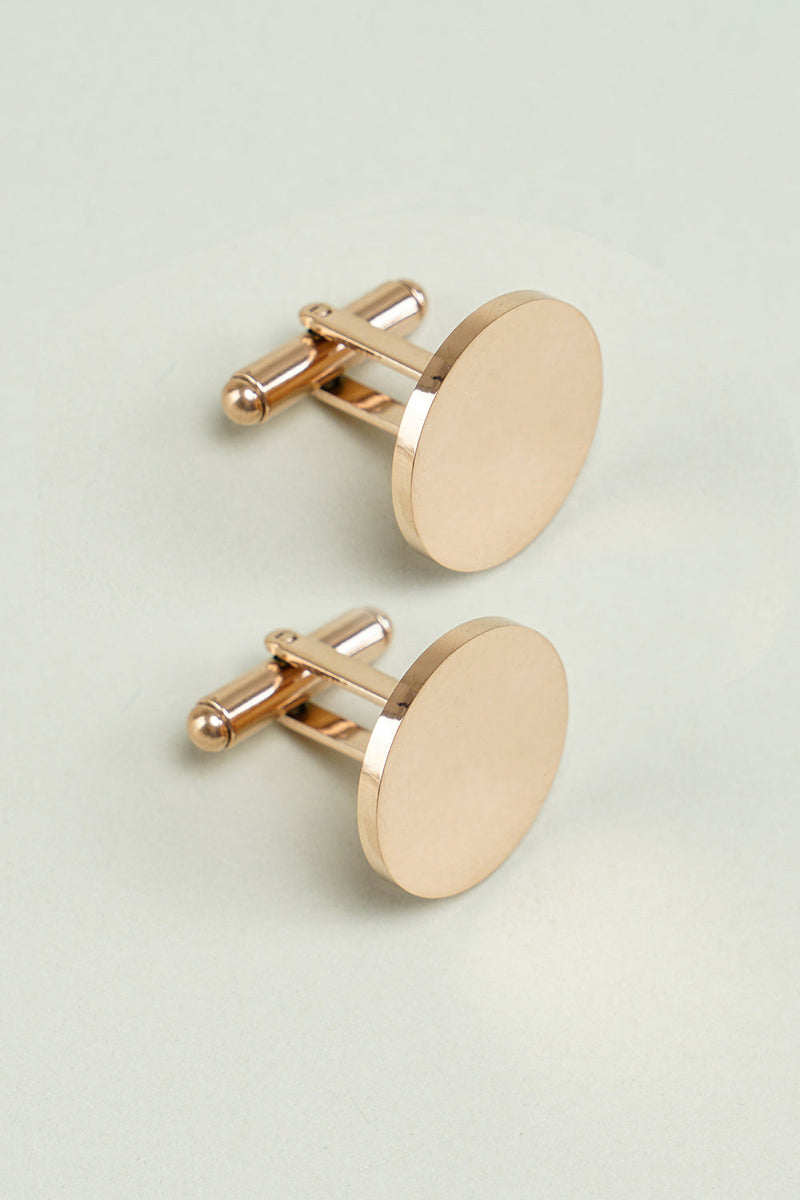 Load image into Gallery viewer, Men Golden Tuxedo Cufflinks