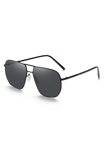 Metal Double Bridge Men's Outdoor Fashion Sunglasses