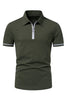 Load image into Gallery viewer, Casual Summer Short Sleeves Men&#39;s Tops with Zipper