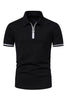 Load image into Gallery viewer, Casual Summer Short Sleeves Men&#39;s Tops with Zipper