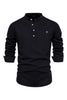 Load image into Gallery viewer, Long Sleeves Black Casual Men&#39;s Shirt