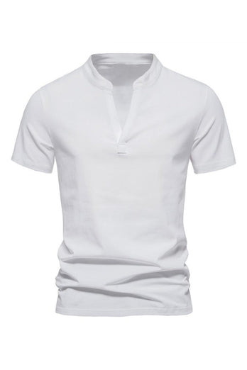 V-neck Summer Short Sleeves Men's Tops