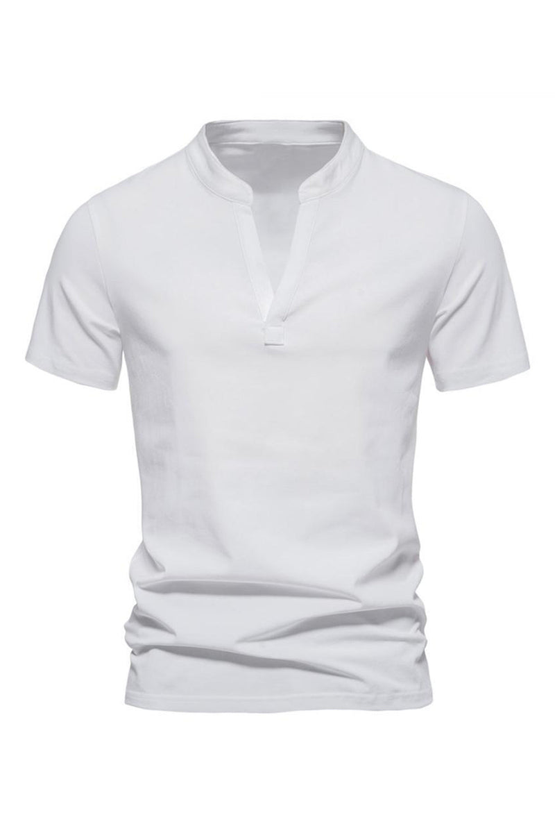 Load image into Gallery viewer, V-neck Summer Short Sleeves Men&#39;s Tops