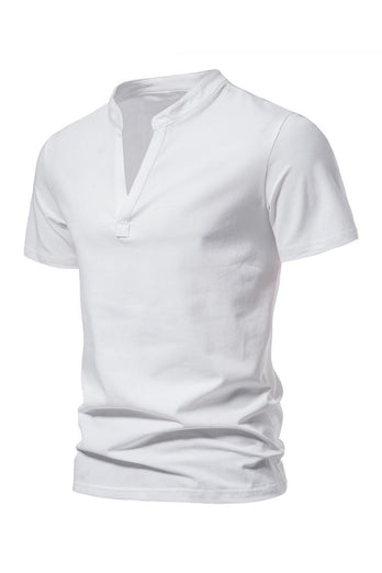 V-neck Summer Short Sleeves Men's Tops