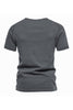 Load image into Gallery viewer, Buttons Summer Short Sleeves Casual Men&#39;s T-shirt